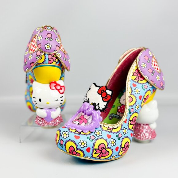 Irregular Choice Sanrio Hello Kitty & Friends Heels Size 39 Rare Collab - Picture 1 of 7